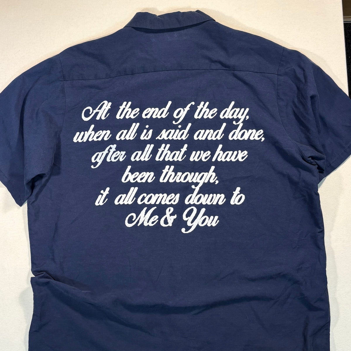 Me & You Quote - Button Up