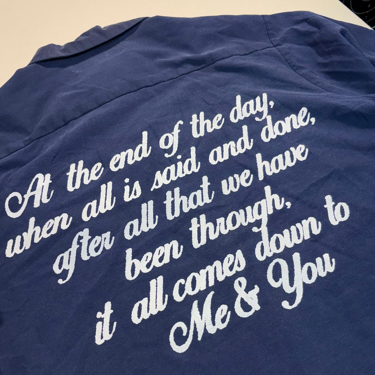 Me & You Quote - Button Up